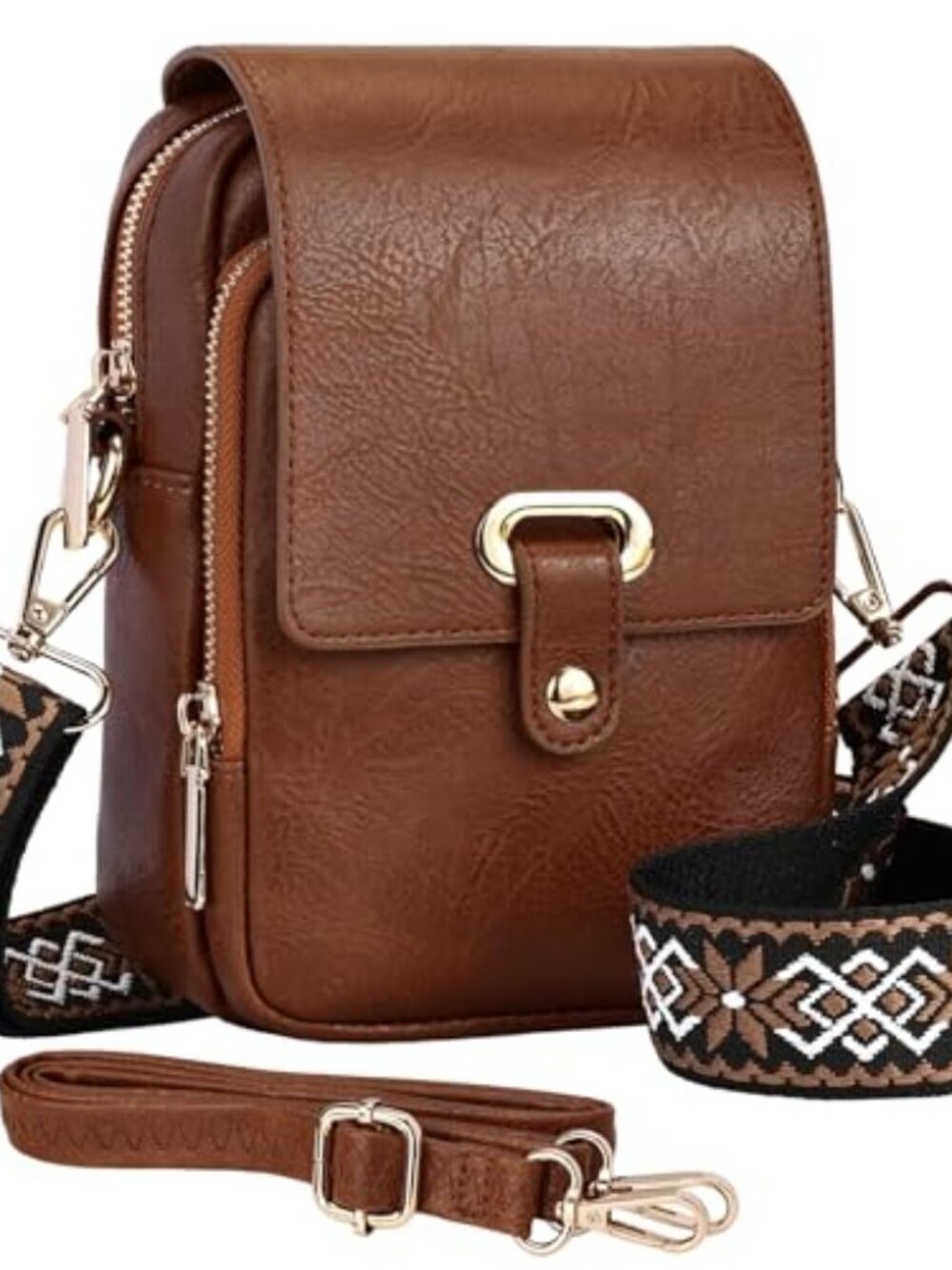 🆕 Leathario Crossbody Bag for Women, Vegan Leather Phone Purse, Cell Phone Bag,